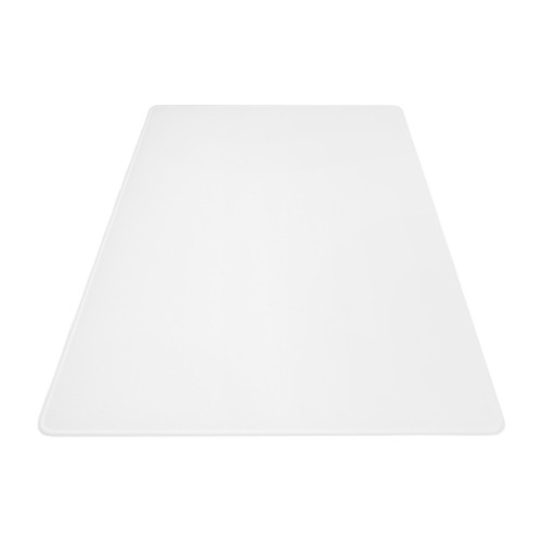 White polished glass gaming - white,