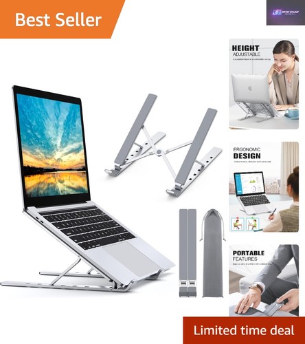 Foldable aluminum laptop stand - laptop,